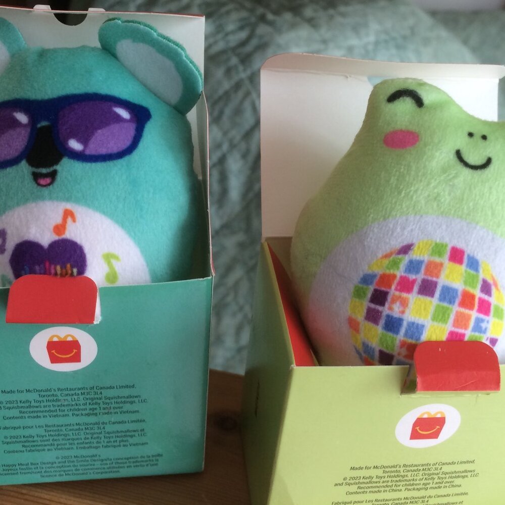 McD Squishmallows: Kevin & Wendy